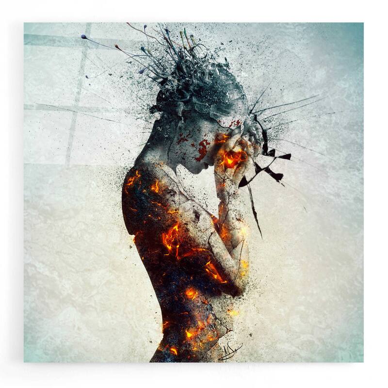 Epic Art 'Deliberation' by Mario Sanchez Nevado, Acrylic Glass Wall Art