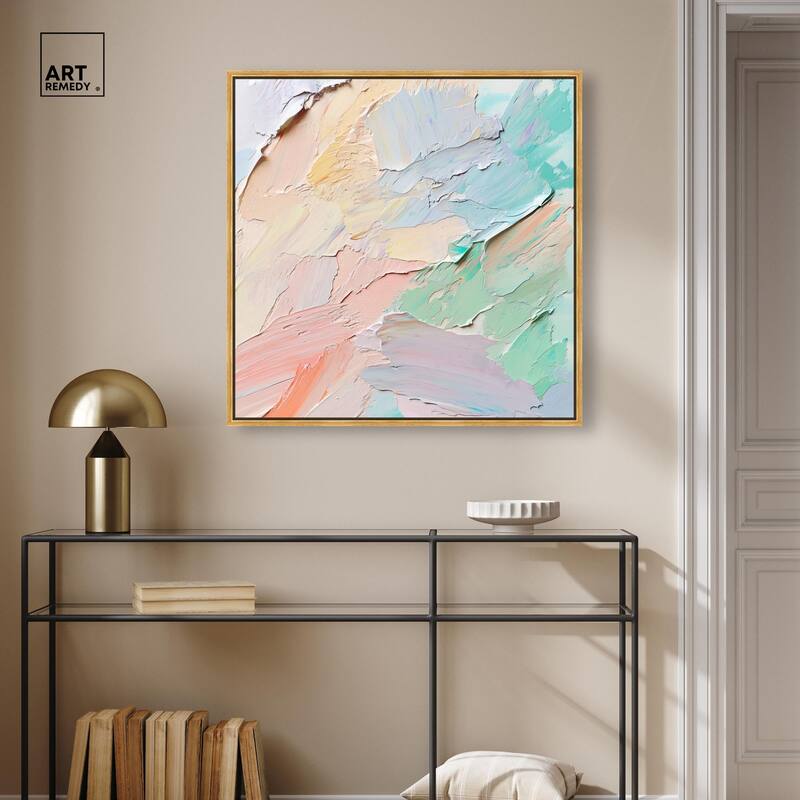 Flowing Mousse III Canvas by Art Remedy