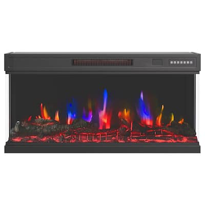 36'' Electric Fireplace with Remote Control