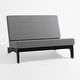 preview thumbnail 39 of 72, Patio Teak Wood Outdoor Loveseat with Cushion