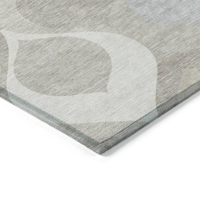 HomeRoots Ogee Transitional Rectangle Outdoor Rug