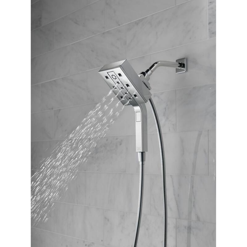 Delta In2ition 2.5 GPM Multi Function Shower Head with H2Okinetic and