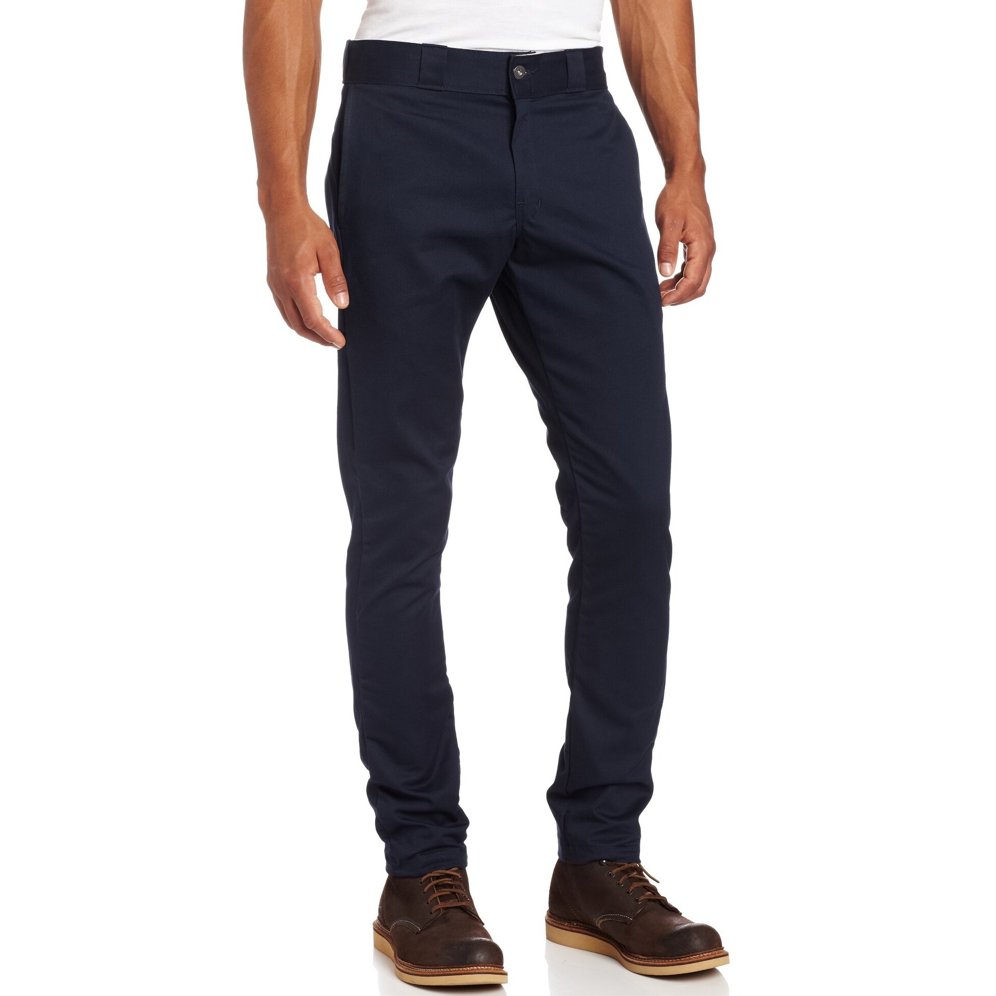 navy blue stretch work pants