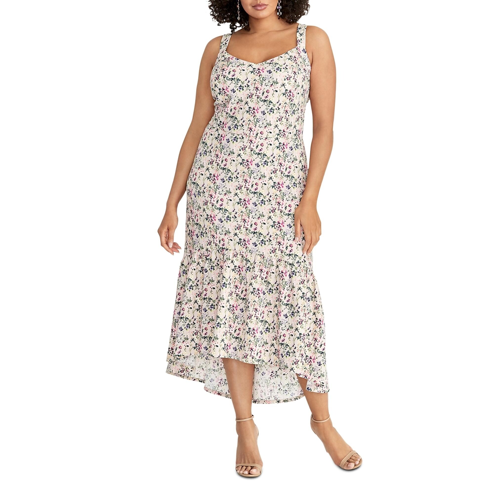 dusty rose midi dress