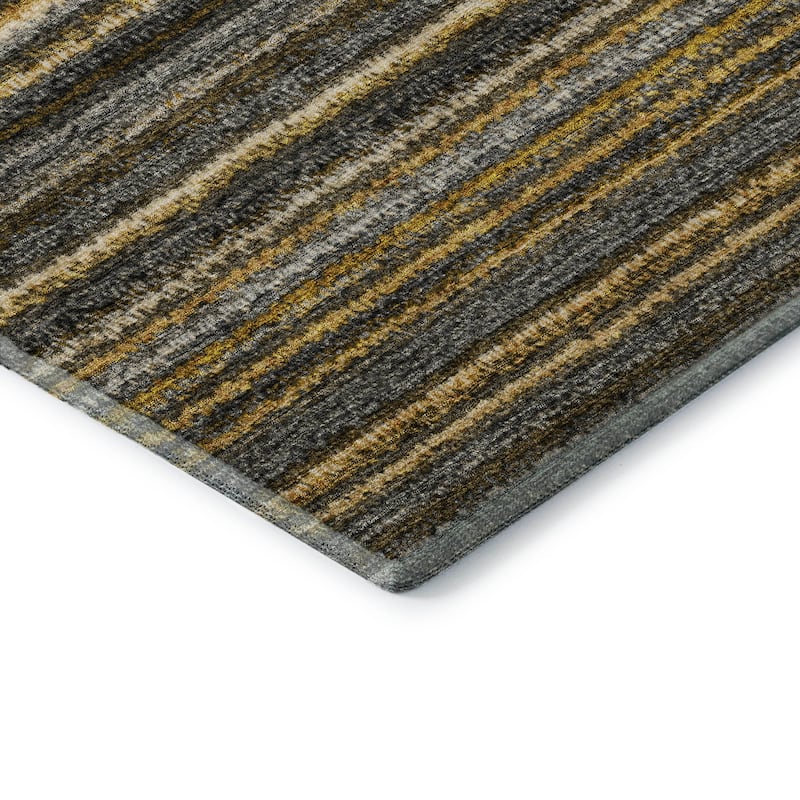 Premium Washable Super Soft Stripe Mayfield Rug