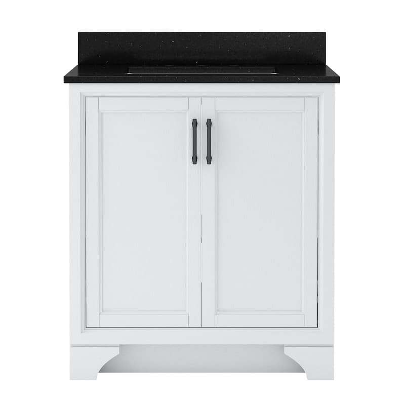 CRAFT + MAIN LCVT3122-QBG Lanagan 31" Free Standing Single Basin - White