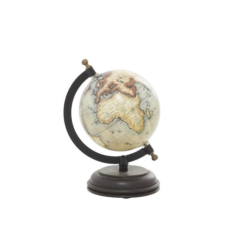 Mango Wood Globe - Cream or Black - Roche River Decor - Cream