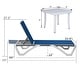 preview thumbnail 74 of 74, Kozyard Alan Full Flat Aluminum and Polypropylene Resin Legs Patio Reclining Adjustable Chaise Lounge