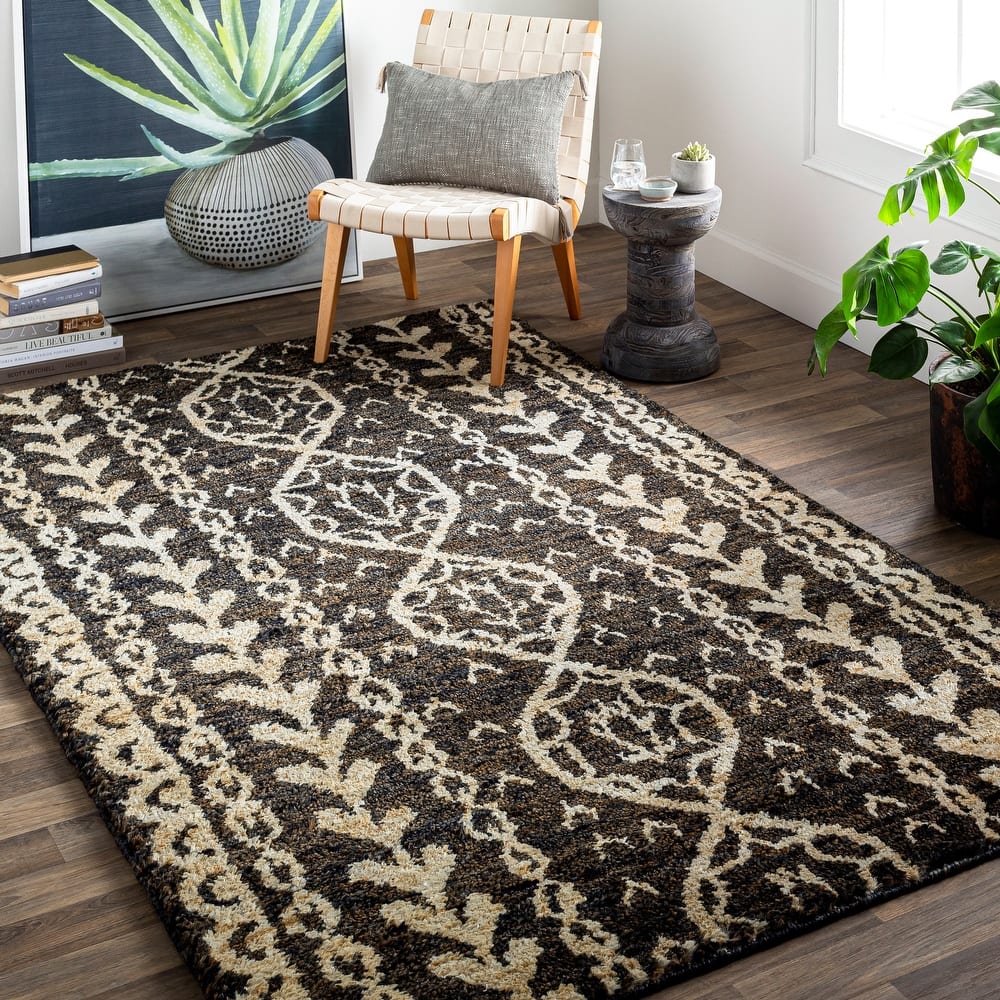 The Curated Nomad Clarendon Hand Knotted Bohemian Jute Area Rug