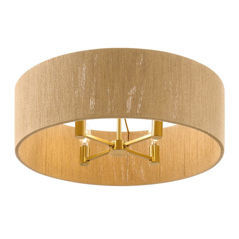 Savoy House 6-9312-4 Maynard 4 Light 22" Wide LED Flush Mount Drum