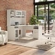 preview thumbnail 16 of 81, Cabot 60W L-Shaped Desk with Hutch and Storage by Bush Furniture White
