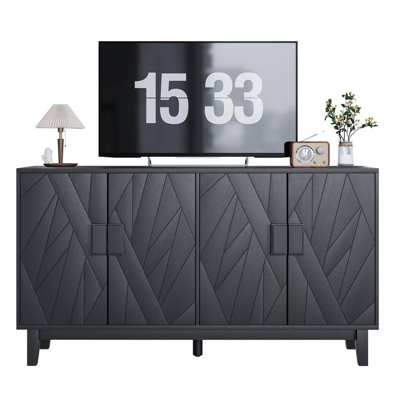 Medieval Modern Multifunctional Decorative Cabinet, Modern Style Buffet with Storage