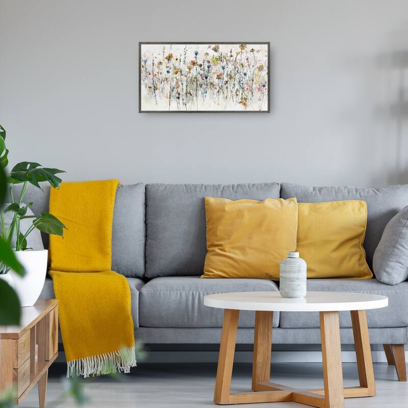 Watercolor Wildflowers By Studio Arts Canvas Art Print