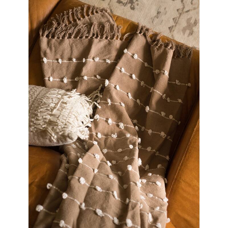 DII Woven Loop Throw