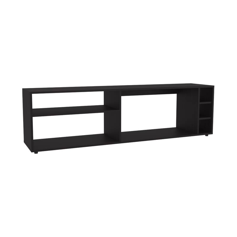 TV Stand for 60 Inch Screens with 6 Storage Shelves Modern Minimalist Design