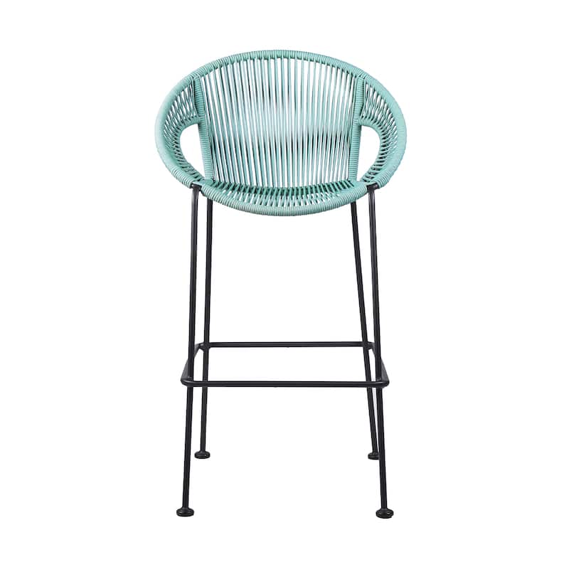 Acapulco Indoor Outdoor Steel and Rope Bar/Counter Stool