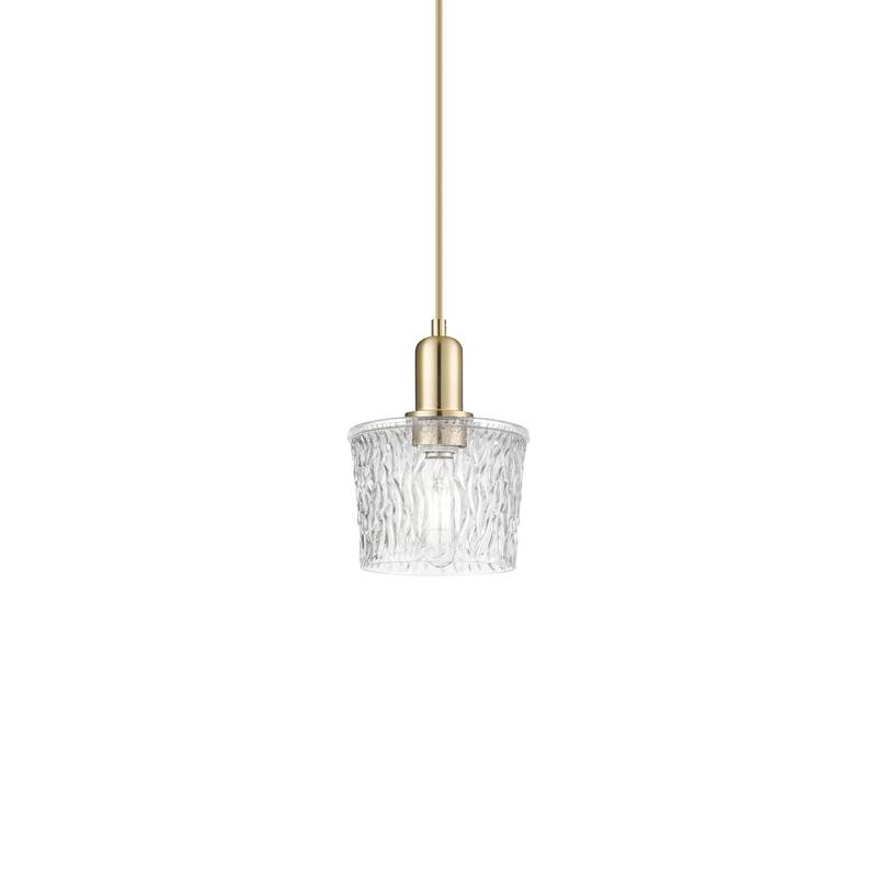 Innovations Lighting 716-1P-10-7 Niagara Pendant Niagara 7" Wide Mini - Champagne Bronze / Clear