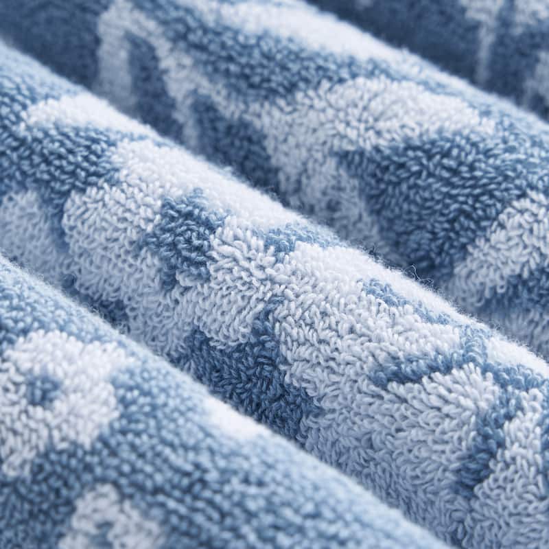 Lucky Brand Folk Floral 6-Piece Bath Towel Set 2 Bath towels 2 Hand towels 2 Washcloths - 28"x54"/16"x26"/12"x12"