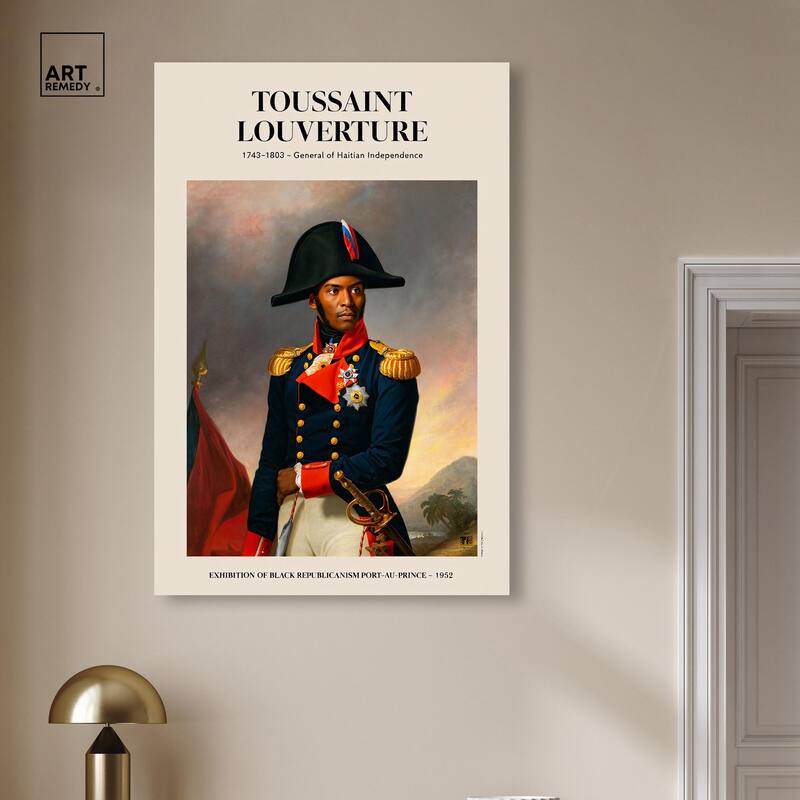 Toussant Louverture Canvas by Art Remedy, Gallery Wrapped