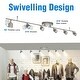 preview thumbnail 7 of 5, 6 Light LED Fixed Rail - 6 Head Track Light