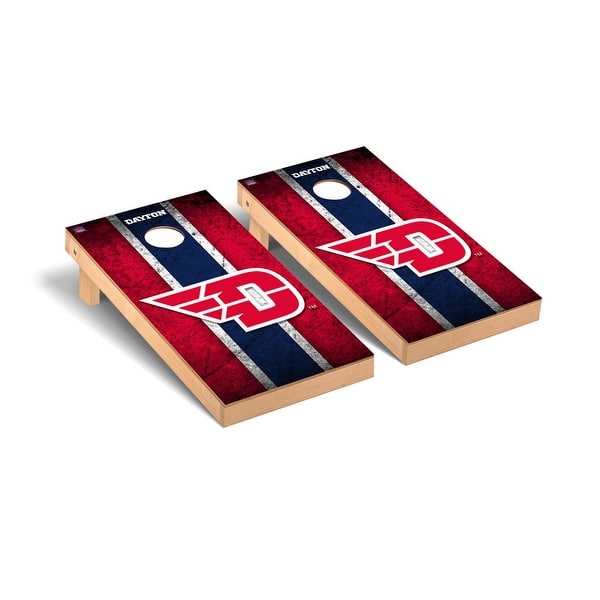 slide 2 of 5, Dayton Flyers Vintage Cornhole Board Set