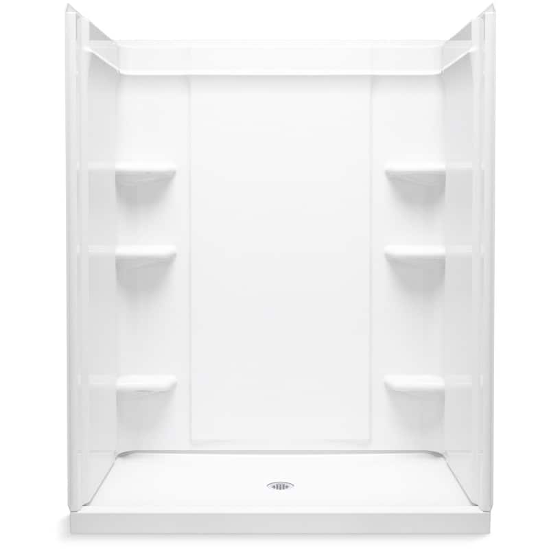 Sterling 72430100 Medley 75-1/2" High x 60" Wide Vikrell Shower Module - White