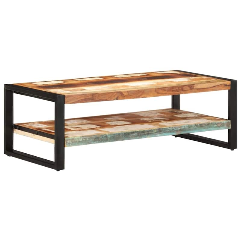 vidaXL Coffee Table End Table Sofa Table Living Room Furniture Solid Wood - 47.2" x 23.6" x 15.7" (L x W x H)