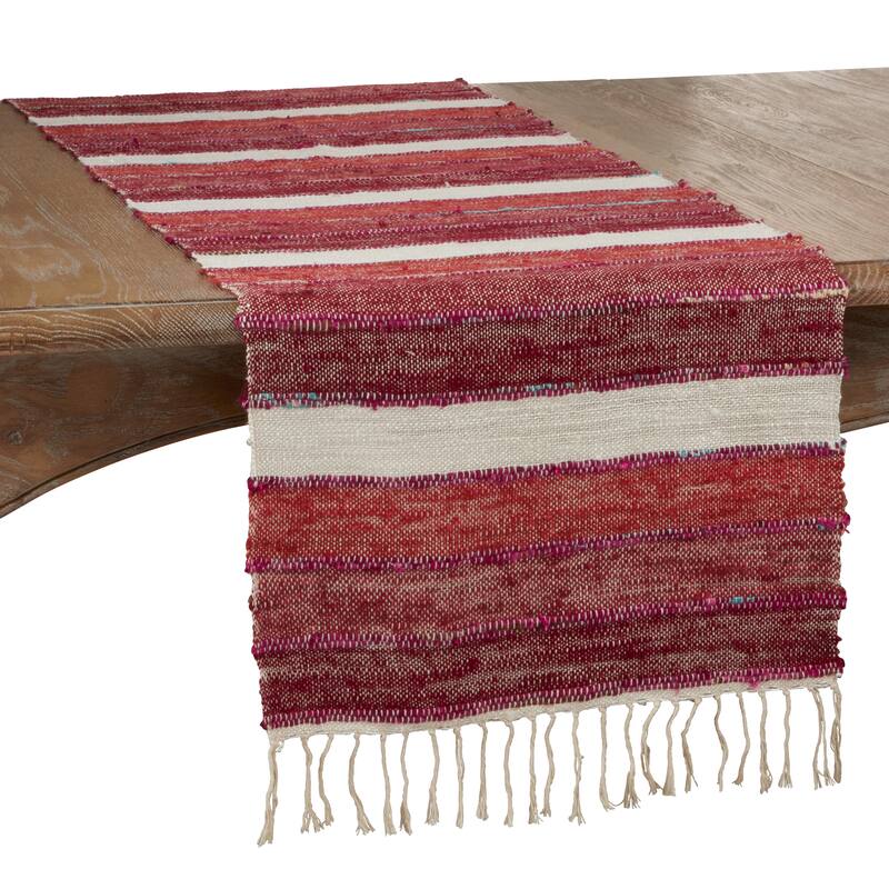 Table Runner With Wide Stripe Design