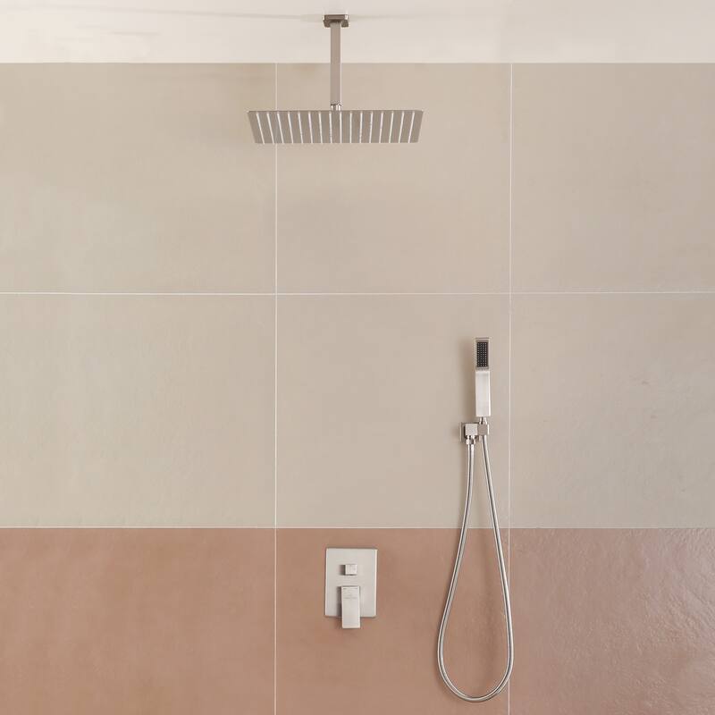 2-Function 10/12/16 In Ceiling Mounted Shower System