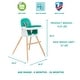 preview thumbnail 7 of 12, Dream On Me Lulu Highchair