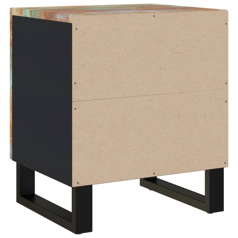 vidaXL Bedside Cabinet 15.7"x13"x18.1" Solid Wood