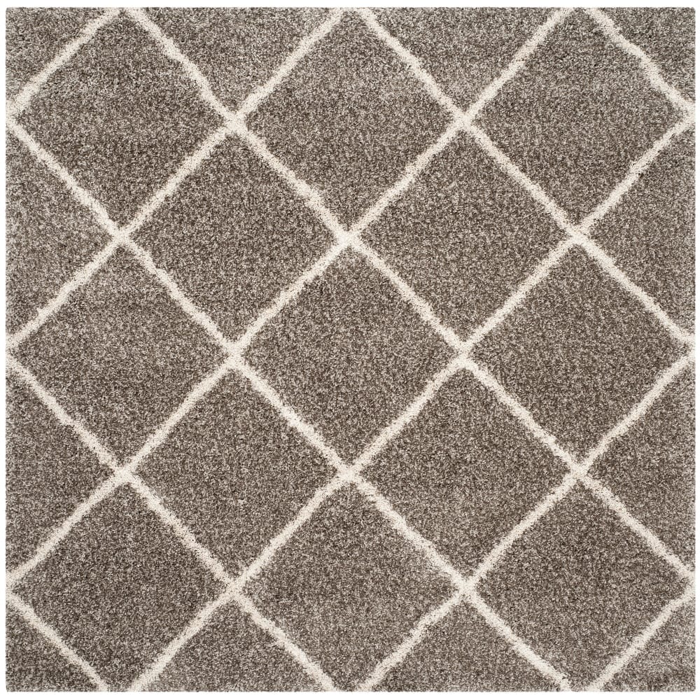 SAFAVIEH Hudson Shag Raili Diamond Trellis 2-inch Thick Rug