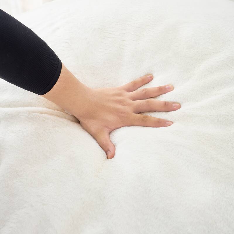 Convertible Bean Bag Chair Bed with Side Pocket and Washable Cover for Living Room Bedroom