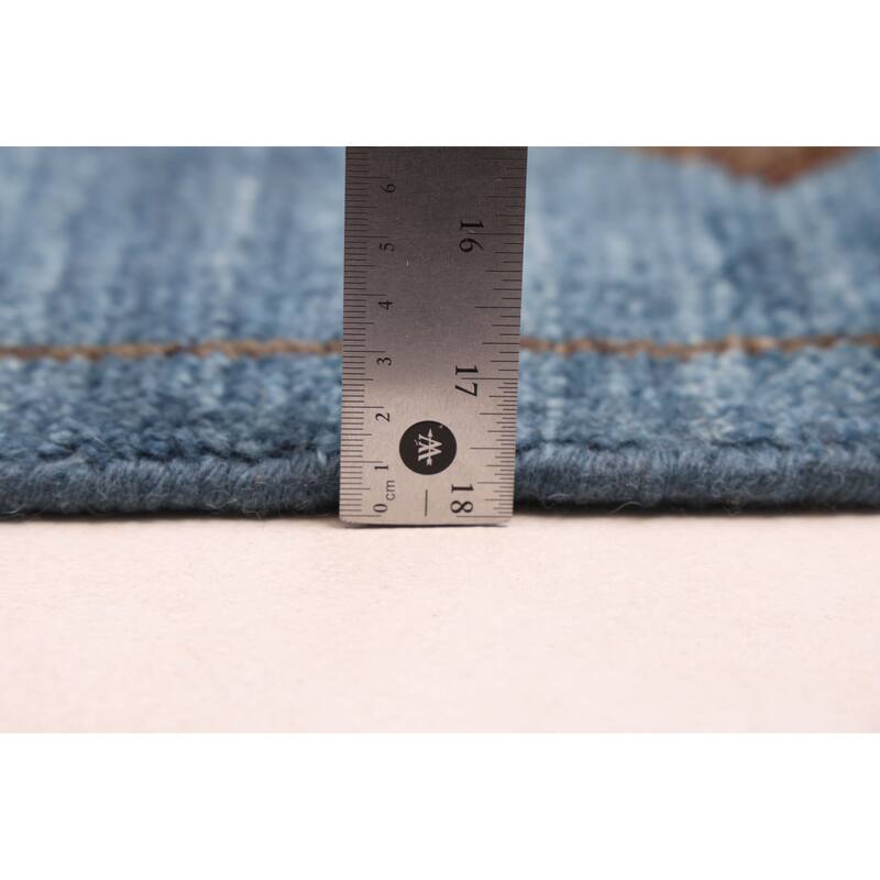 ECARPETGALLERY Hand-knotted Jules Serapi Dark Blue Wool Rug - 8'2 x 9'11