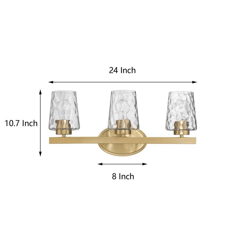 Acroma Modern Bathroom Vanity Light Art Glass Wall Sconce