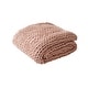 preview thumbnail 92 of 93, Madison Park Hand Made Chunky Double Knit Throw Blanket