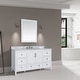 preview thumbnail 29 of 68, Avanity Everette Bath Vanity with Carrara White Natural Marble Top