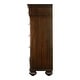 preview thumbnail 28 of 26, Vame Traditional Walnut Solid Wood 3-Piece Poster Bedroom Set by Furniture of America