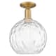 Option Brushed Brass / Clear Water Glass