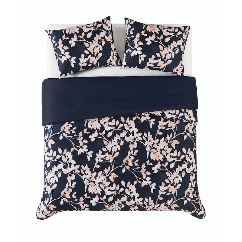 Vince Camuto Amaya Floral 3 Piece Duvet Cover Set