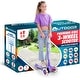 preview thumbnail 35 of 60, Outdoor Cruiser 3-Wheel Kids Scooter – with Lean-to-Steer Technology, Led Lighted Wheel, Girls Ages 3-8, Blue and Red Purple