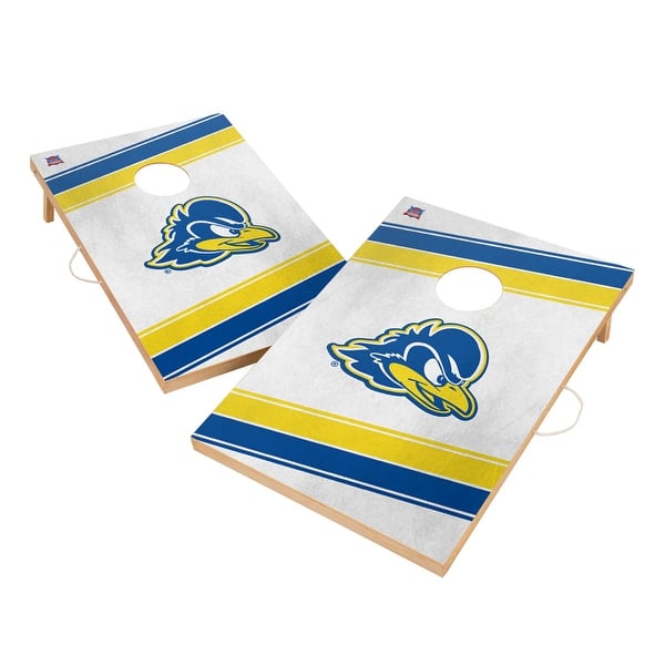 slide 2 of 5, Delaware Blue Hens Regulation 2x4 Cornhole Set