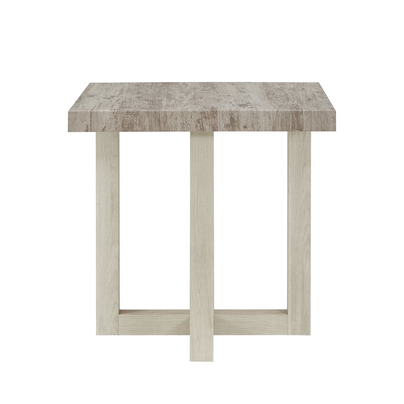Roundhill Furniture Luno Contemporary End Table