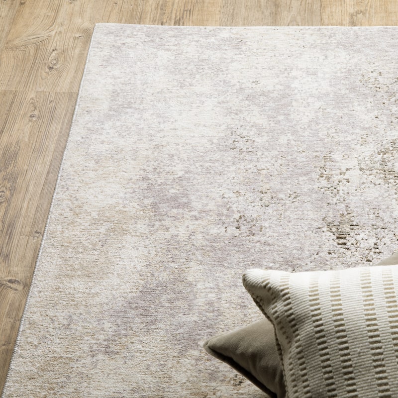 Style Haven Nelson Muted Abstract Ivory/ Beige Indoor Area Rug