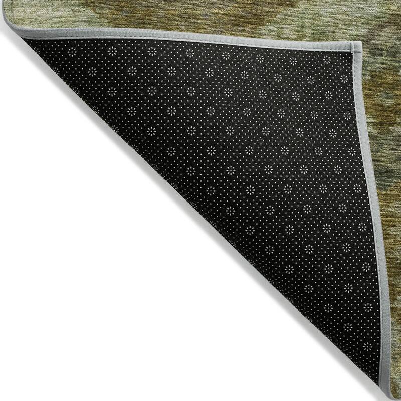 HomeRoots Medallion Transitional Rectangle Outdoor Rug