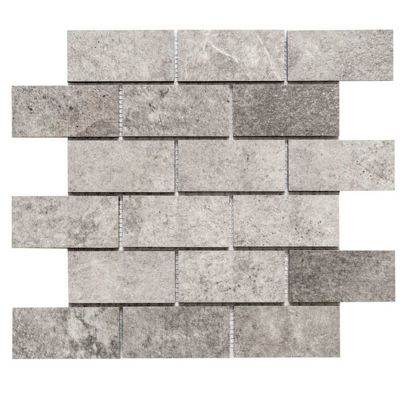 The Tile Life The Wilds 2x4 Gravel Grey Porcelain Floor & Wall Tile - Case of 6 (6 Sq. ft.)
