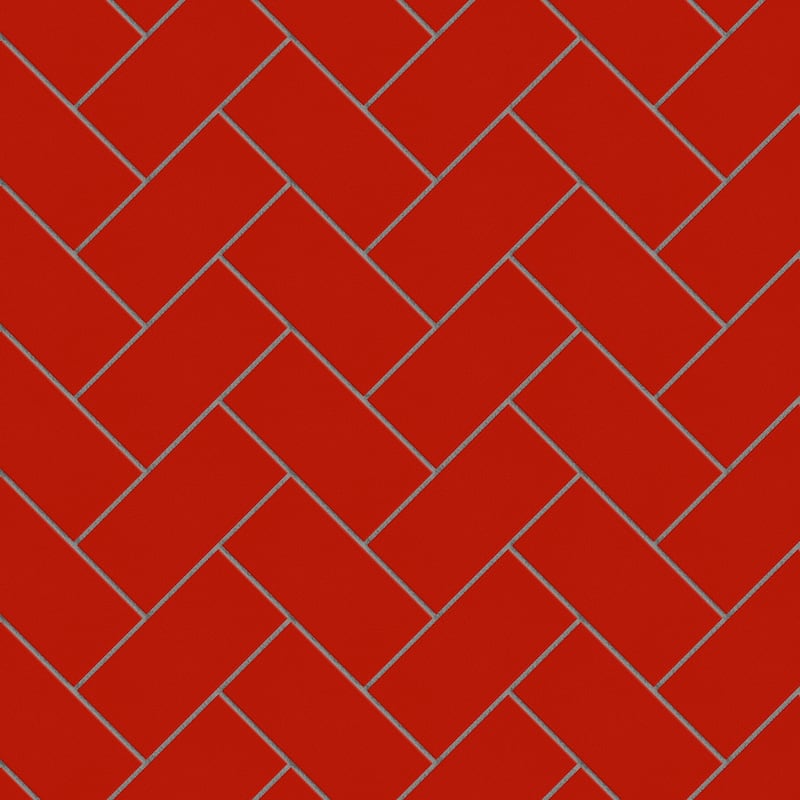 Merola Tile Projectos Bold Red 3-7/8" x 7-3/4" Ceramic Floor and Wall Tile