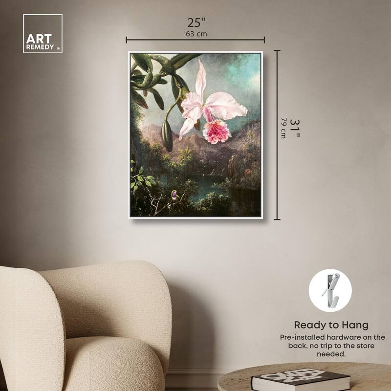 Orchid Blossoms 1873 Canvas by Art Remedy
