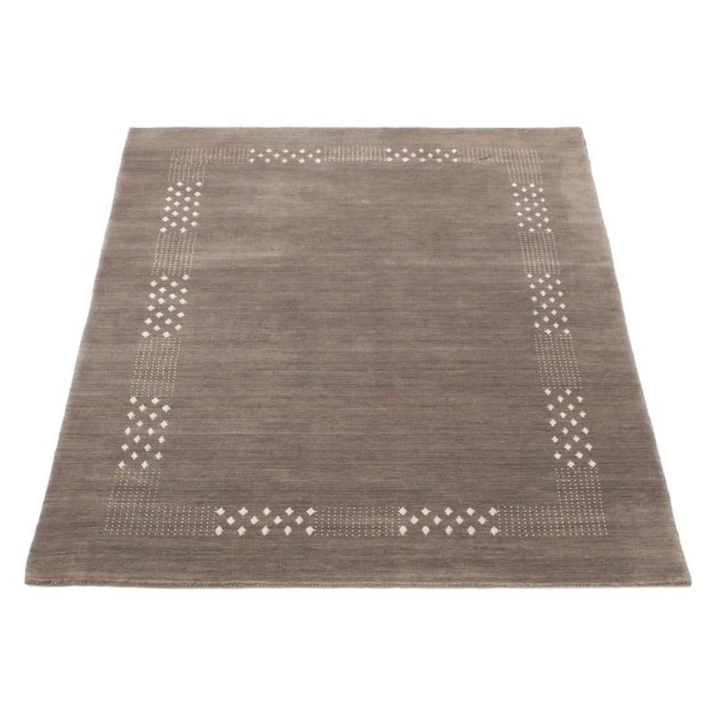 Kashkuli Gabbeh Grey Rug 4'8" x 6'6" - 4'8 x 6'6