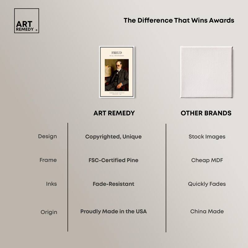 Father of Psychoanalysis Canvas by Art Remedy
